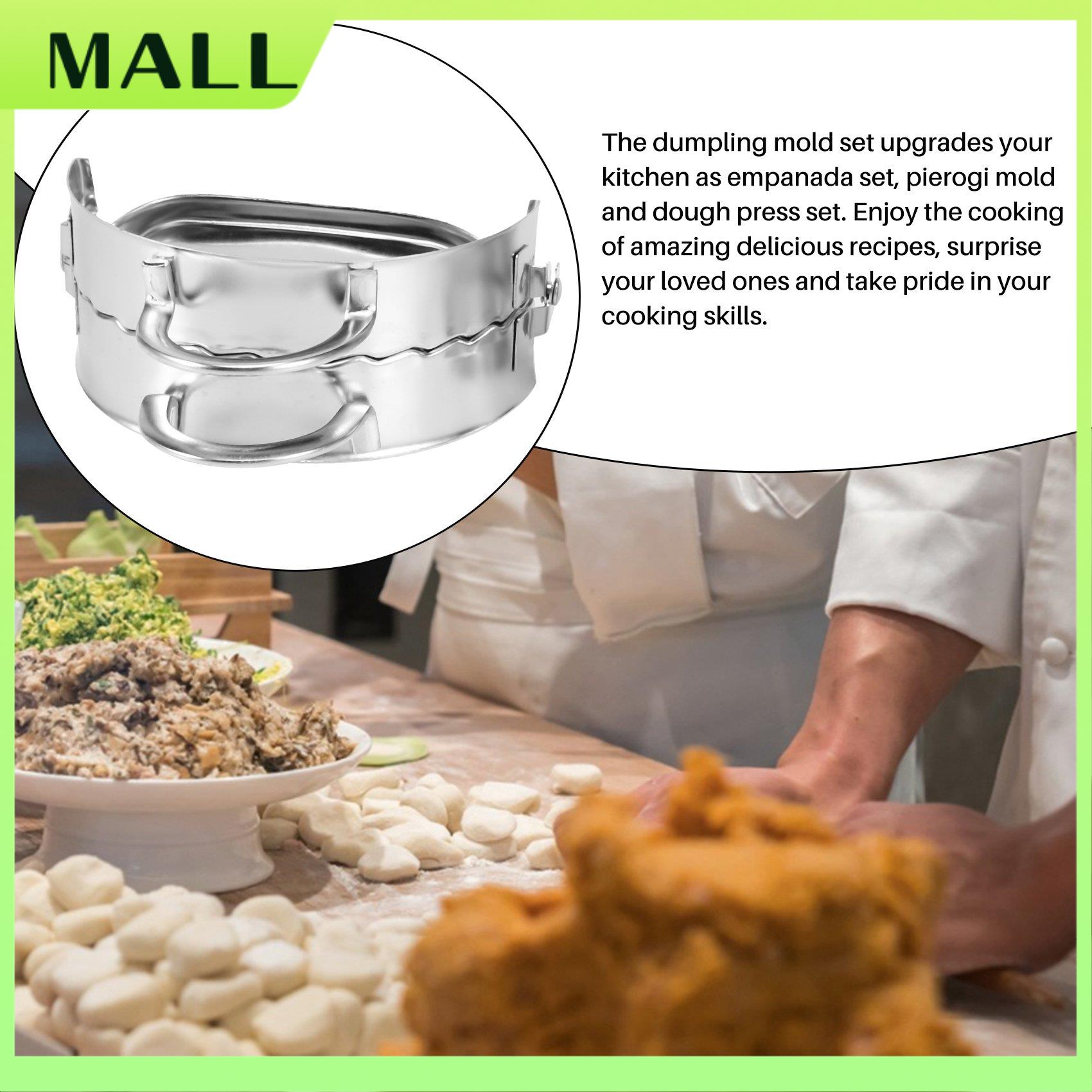 MALL Dumplings Maker 8 Pcs, Pr - Dumpling Press Set 评论和价格