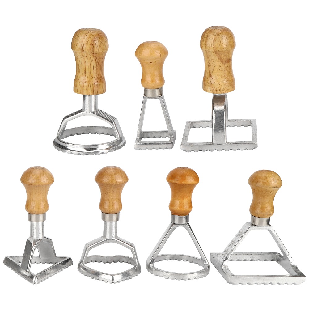 7PCS Individual Upright Raviol - Dumpling Press Set 评论和价格